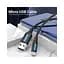 Дата кабель USB 2.0 AM to Micro 5P 1.0m 3A black Vention (COLBF) - мініатюра 2