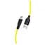 Кабель Hoco Micro USB Silicone X21 Plus 1 метр жовтий силіконовий - мініатюра 1