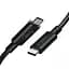 Кабель Choetech USB4 Type-C-Type-C 0.8 м. Black (XCC-1028-BK) - мініатюра 2