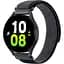 Ремешок для Samsung Galaxy Watch 4 Classic 46mm - черно-оранжевый Watchbands NormalCloth ширина крепления 20мм нейлоновый (W21-2WB12883298) - миниатюра 1