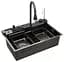 Кухонная мойка Kroner KRP Schwarze - SET7546ARTHM PVD (3.0/0.8 мм) (CV033375) - миниатюра 2