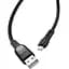 USB Cable Hoco S6 Sentinel Lightning Black 1m (with display) - мініатюра 2
