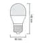 Светодиодная лампа Horoz Electric PREMIER-18 18W E27 4200К - миниатюра 2