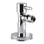 Кран напівобертовий кутовий з цангою Solomon 1/2″х 3/8″ Lazer 7076 000002250 - мініатюра 1
