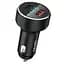 Автомобільний зарядний пристрій Remax RCC-215 Salo (2xUSB, 4.5A) Black (6972174159294) - мініатюра 1