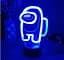 Нічник-світильник 3DАмонг Ас 3DTOYSLAMP 20х10 см osv0001144 - мініатюра 1