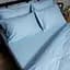 Комплект постільної білизни Moon&Star Satin Stripe Ocean Calm Сімейний 143х210х2 наволочки 2х50х70 - мініатюра 3