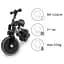Детский велосипед Kidwell Pico 3 в 1 black (5901130084197) - миниатюра 5