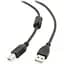 Кабель Maxxter USB 2.0 AM/BM 1.8m ferrit (UF-AMBM-6) - мініатюра 1