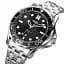 Наручний годинник Skmei 9276 Silver Black steel strap, 9276SSIBK (18381) - мініатюра 2