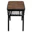Складний стіл Bo-Camp Woodbine 56x34 cm Black/Wood look (1404191) - мініатюра 3