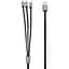 USB кабель Gelius Pro Squid 3in1 MicroUSB/Lightning/Type-C 2.1A 1 м GP-UC102 Black - мініатюра 4