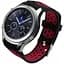 Спортивный ремешок Primo с перфорацией для часов Samsung Gear S3 Classic SM-R770/Frontier RM-760 Black Red - миниатюра 1