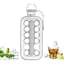 Форма силіконова ICE CUBE TRAY для льоду 17 кульок, у вигляді пляшки, сіра - мініатюра 3