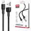 Кабель XO NB208 Liquid Silicone Data Lightning Cable Чорний - мініатюра 1