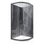 Душова кабіна без піддону Koer SR SC04-90x90x195-TR-07 прозоре скло Easy Clean 5 мм, graphite KR5362, Універсальна, прозорий, графіт - мініатюра 1