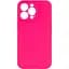 Чохол Silicone Case із захистом камери Full Apple iPhone 15 Pro Shiny Pink - мініатюра 1