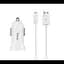 Адаптер автомобільний Hoco Z2 зарядне + кабель Lightning 1USB 1.5А білий - мініатюра 1