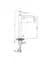 Змішувач для умивальника високий Lavita Orion чорний матовий (5900378341406) - мініатюра 2
