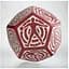 Кубик D12 Hit Location Red & white die (12HIT03) - мініатюра 1