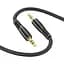 Кабель Hoco UPA25 Transparent Discovery Edition AUX audio cable 1 м черный - миниатюра 1