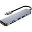 Адаптер CasePro Type-C to HDTV 6 в 1 для MacBook Air - мініатюра 1