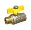 Кран шаровой для газа Zegor GN12 бабочка 3/4" ВН МОР5 30412 - миниатюра 1