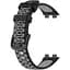 Ремінець DK для Huawei Band 8 / 9 Silicone Sport Band Nike (016452) (black / grey) - мініатюра 1