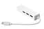 Хаб USB 2.0 Type-C -> 3xUSB 2.0 + RJ45 Fast Ethernet White - мініатюра 1