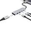 USB-хаб Proove Iron Link 5 в 1 (2*Type-C + 2*USB 3.0 + HDMI) серебристый (HBIL00222024) - миниатюра 4