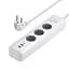 Подовжувач-зарядний пристрій Ugreen CD286 30W 3 AC Power Strip with Master Switch (25357) - мініатюра 1