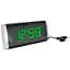 Електронний годинник Voltronic VST730G з будильником живлення від кабелю 220 В Green Light - мініатюра 1