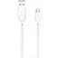 Кабель Biva C-06 Type-C 1m TPU cable White - мініатюра 1