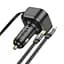 АЗП Hoco NZ13 Clever PD30W + висувний кабель Type-C and Lightning Black - мініатюра 5