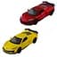Автомодель TechnoDrive Chevrolet Corvette C8 Z06, 2024 (жовтий, червоний) (250310) - мініатюра 1