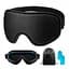 Маска для сну + беруші 3D Sleep Mask Чорний, анатомічні беруші та пов'язка на очі для сну - мініатюра 2