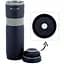 Термокружка Kamille з нержавіючої сталі з TPR-вставкою 900 мл сіра (KM-2068-GY) - мініатюра 2