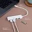 USB-хаб j5create JCH341EW-N USB-C на 4 USB-A, белый (JCH341EW-N) - миниатюра 6