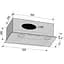 Вытяжка Ventolux Box 60 BK (700) PB - миниатюра 3