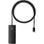 Хаб разветвитель мультипортовый адаптер Baseus Lite Series Usb-C - 4xUsb-A 3.0 + Usb-C (WKQX030401) черный - миниатюра 1