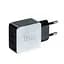 Мережевий зарядний пристрій Tecro (2xUSB, 2.1A) Black, White (TR-CHG02-BW) - мініатюра 1