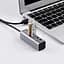 Концентратор адаптер хаб Hoco Line machine HB1 1 Usb-A to 4 Usb сірий - мініатюра 4
