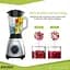 Блендер BROCK BL 1502 SS стаціонарний 500Вт/скляна чаша 1,5л/PULSE/2 швидк./дроблення льоду/метал (BL 1502 SS) - мініатюра 5