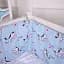 Суцільний борт в ліжечко MirSon Kids Time 20-0037 Cute blue zebra 30х180 см (2200009665547) - мініатюра 3