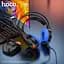 Навушники Hoco LED Joyful Gaming Headphones W105 чорно-сині - мініатюра 6