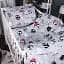 Простыня MirSon Kids Time 17-0672 Silver Owlets 70х130 см на резинке бязь высота 10 см (2200010183740) - миниатюра 2