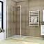 Душова кабіна без піддону Koer SR SC05-90x90x195-TR-01 прозоре скло Easy Clean 6 мм, хром KR5363, Універсальна, прозорий, хром - мініатюра 3