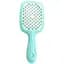 Щетка для волос Janeke Small Superbrush, 17,5х7 см, тиффани с белым - миниатюра 1
