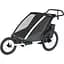 Дитяча коляска Thule Chariot Cross 2 Double (Dark Slate) (TH 10201035) - мініатюра 2