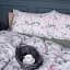 Простирадло на гумці MirSon Поплін 00-9 Birds and Flowers 140х190 см зелене (2200009709425) - мініатюра 2
